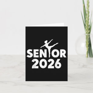 Cartão Mais velho 2026 Dance Team Cl Do Formando 2026 De