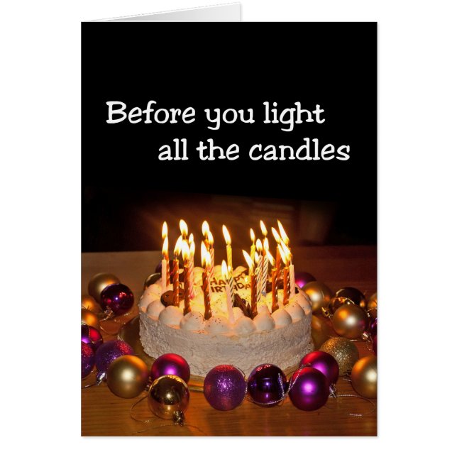 Cartão Mais velho Aniversário pode precisar de uma licenç (Frente)