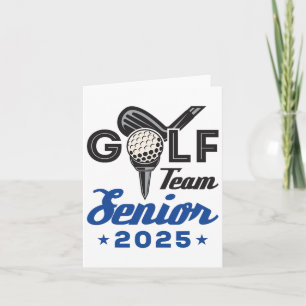 Cartão Mais velho Da Equipe Golf 2025 Graduação Noite Cl 