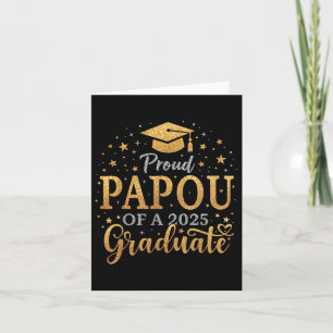 Cartão Mais velho Engraçado Orgulha Papou De Um Formando