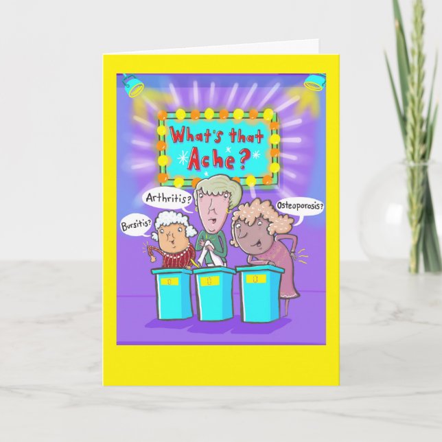 Cartão Mais velho no show do "O que é o Ache". (Frente)