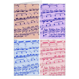 Cartão Major de Música/Estudante/Professor