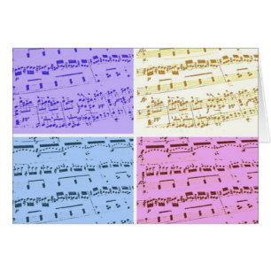 Cartão Major de Música/Estudante/Professor