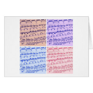 Cartão Major de Música/Estudante/Professor