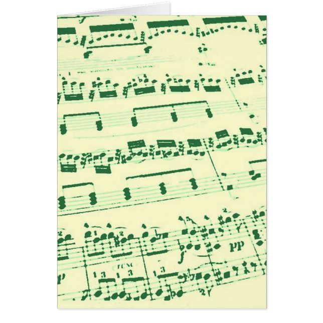 Cartão Major de Música/Estudante/Professor (Frente)