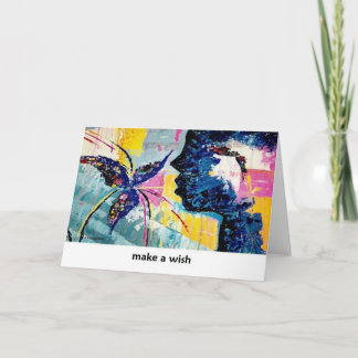 Cartão Make a Wish Art CArd by Augustine