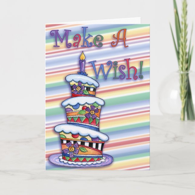 Cartão Make A Wish - Greeting Card (Frente)