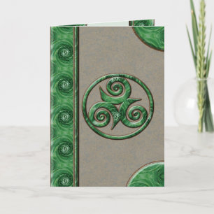 Cartão Malachite Triskel