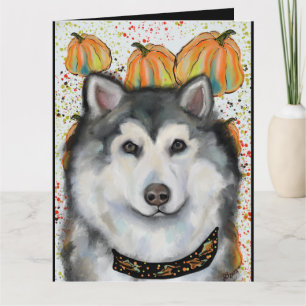 Cartão Malamute do Alasca