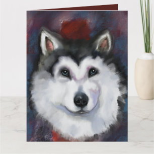 CARTÃO MALAMUTE DO ALASKA    