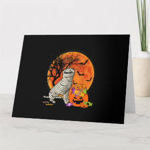 Cartão malandragem de halloween, amante de cachorros engr