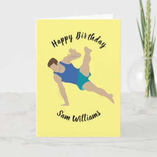 Cartão Male Gymnast