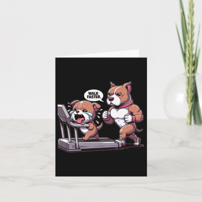 Cartão Malhação De Gato De Touro - Corpo De Elevação De P (Frente)