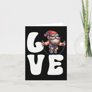Cartão Malhação Gnomo Pai Com Ignorar Rope Ama Cardio