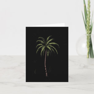 Cartão Malibu Califórnia Árvore Tropical Palmeira Relaxad