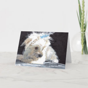 Cartão Maltese Greeting Card