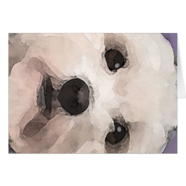 Cartão Maltipoo (Frente Horizontal)