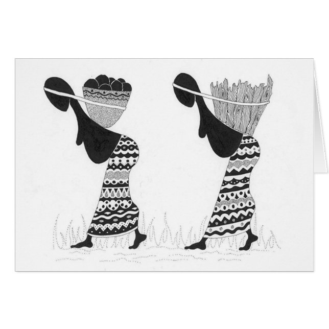 Cartão Mama África (Frente Horizontal)