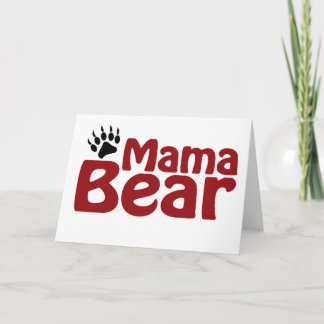 Cartão Mama Bear Claw