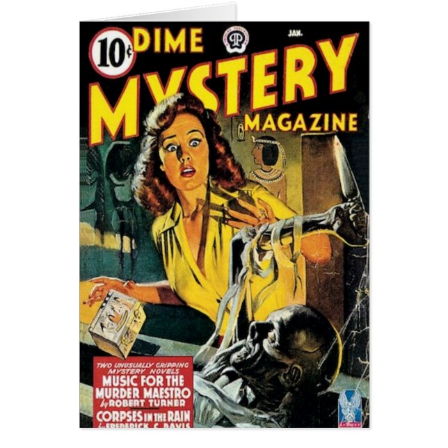 Cartão Mamã com uma faca (Frente)