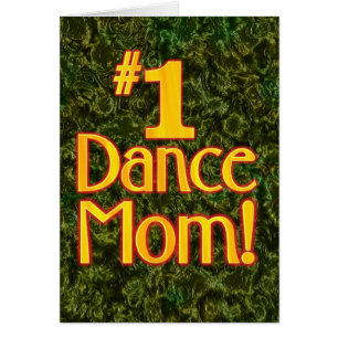 Cartão Mamã da dança #1