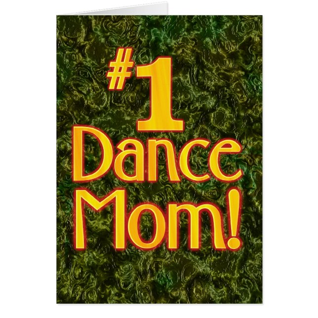 Cartão Mamã da dança #1 (Frente)