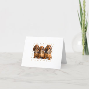Cartão MAMÃ do Dachshund