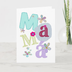 Cartão mamá, happy mother's day in Spanish