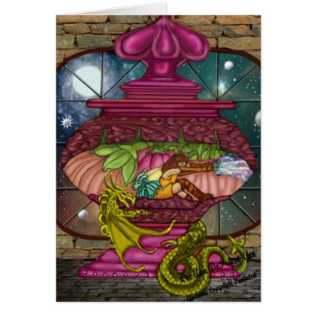 CARTÃO "MAMÃ MÍTICO DO DRAGÃO " (Frente)