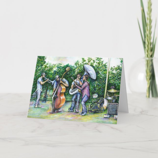 Cartão Mama Never Warned Me about Tuba Players (Frente)