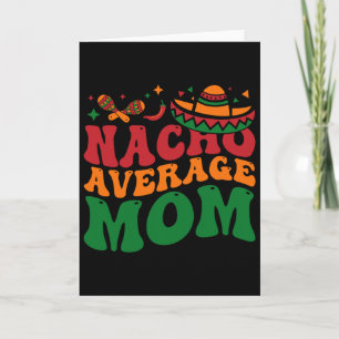 Cartão Mamacita do Nacho Médio Chapéu Mexicano Cinco De M