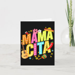 Cartão Mamacita família cinco de maio correspondência mex
