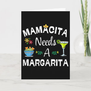 Cartão Mamacita Precisa Beber Margarita 5 Maio Festa Mexi