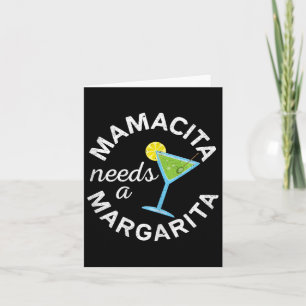 Cartão Mamacita Precisa Uma Camiseta De Margarita Homens