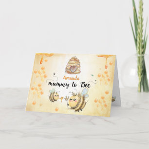 Cartão Mamãe à Bee - novo bebê