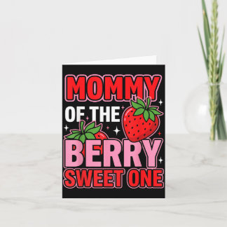 Cartão Mamãe do Doce Morango Berry 1º