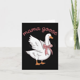 Cartão Mamãe Goose Mamãe Piada Engraçada Dia de as mães B