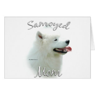 Cartão Mamãe Samoyed 2