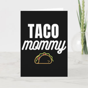 Cartão Mamãe Taco Fofa Para Festas De Cinco De Maio Com T