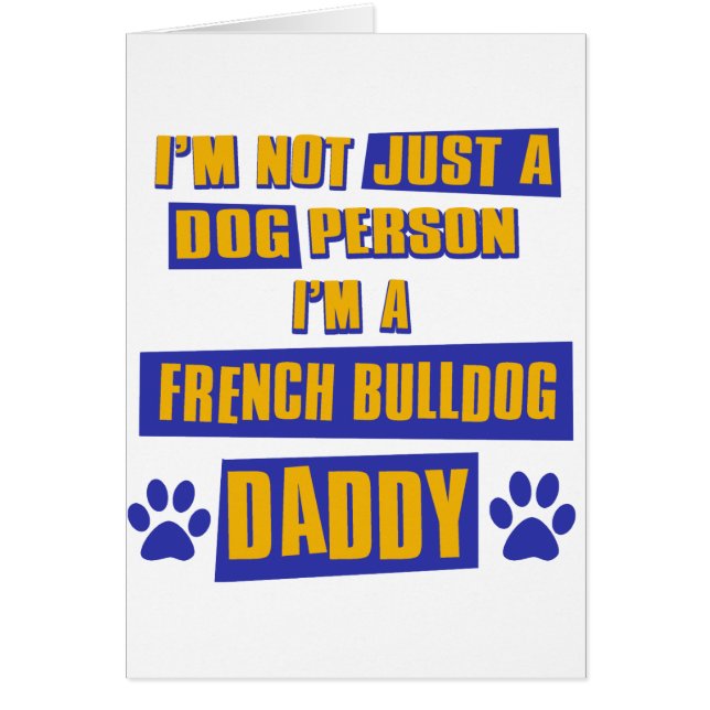 Cartão Mamães do buldogue francês (Frente)