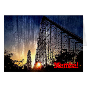 Cartão Mamba Rollercoaster World's of Fun Kansas City