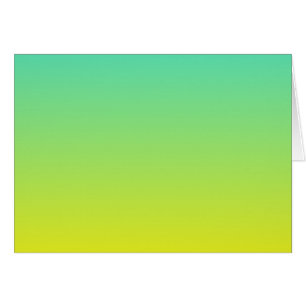 Cartão Mambre Amarelo Turquesa