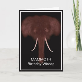 Cartão Mammoth Birthday Card