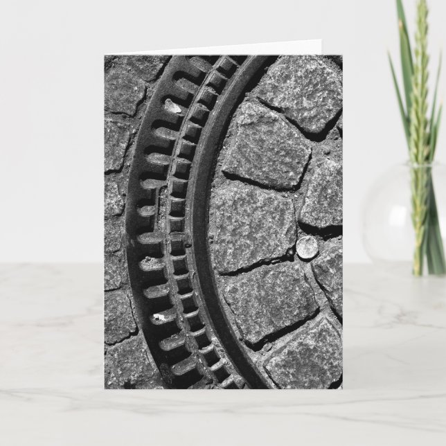 CARTÃO MAN HOLE COVER, STRASBOURG, FRANCE (Frente)