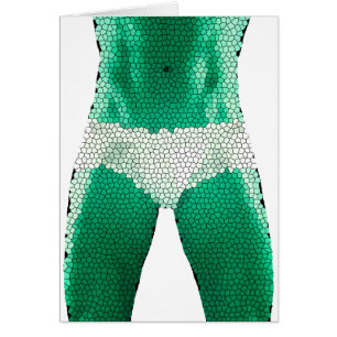 Cartão Man in Underwear