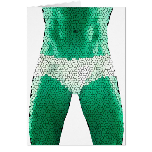 Cartão Man in Underwear (Frente)