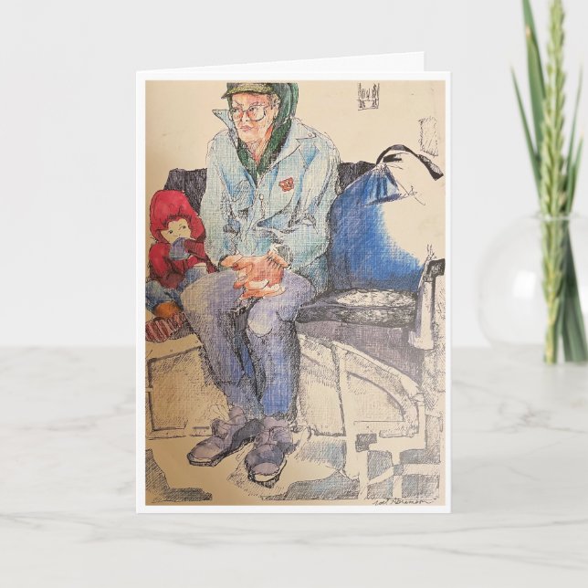 Cartão Man On the Bus (Frente)