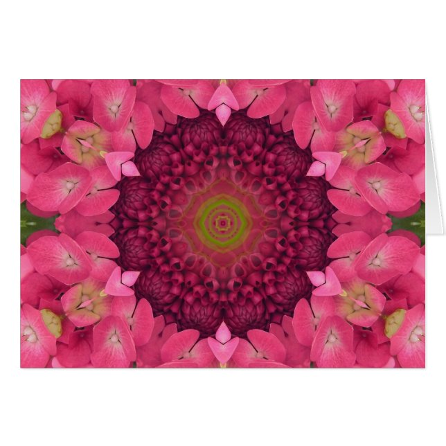 Cartão Mandala da irmã da alma (Frente Horizontal)