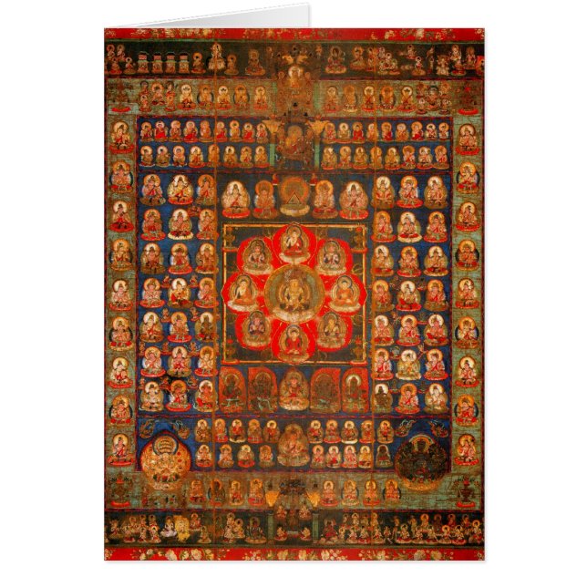 Cartão Mandala de Taizokai (Frente)