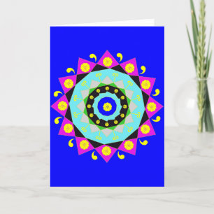 Cartão Mandala:Decorativa